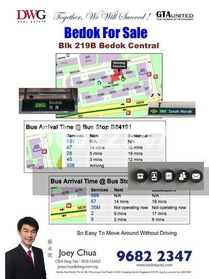 Blk 219B Bedok Central (Bedok), HDB 4 Rooms #139571422